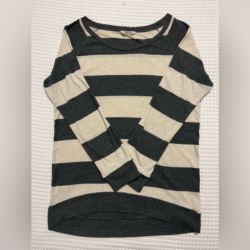 TNA STRIPED LONG SLEEVE XXS